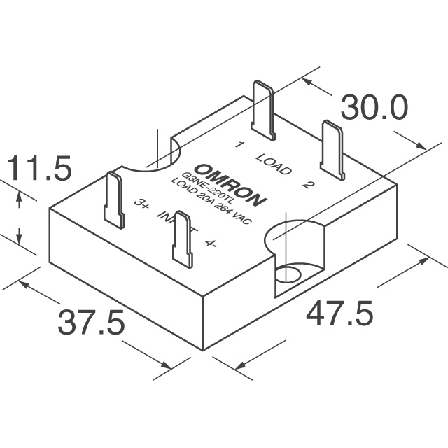 G3NE-210T-US DC5 Omron Automation and Safety  Solid State Relays